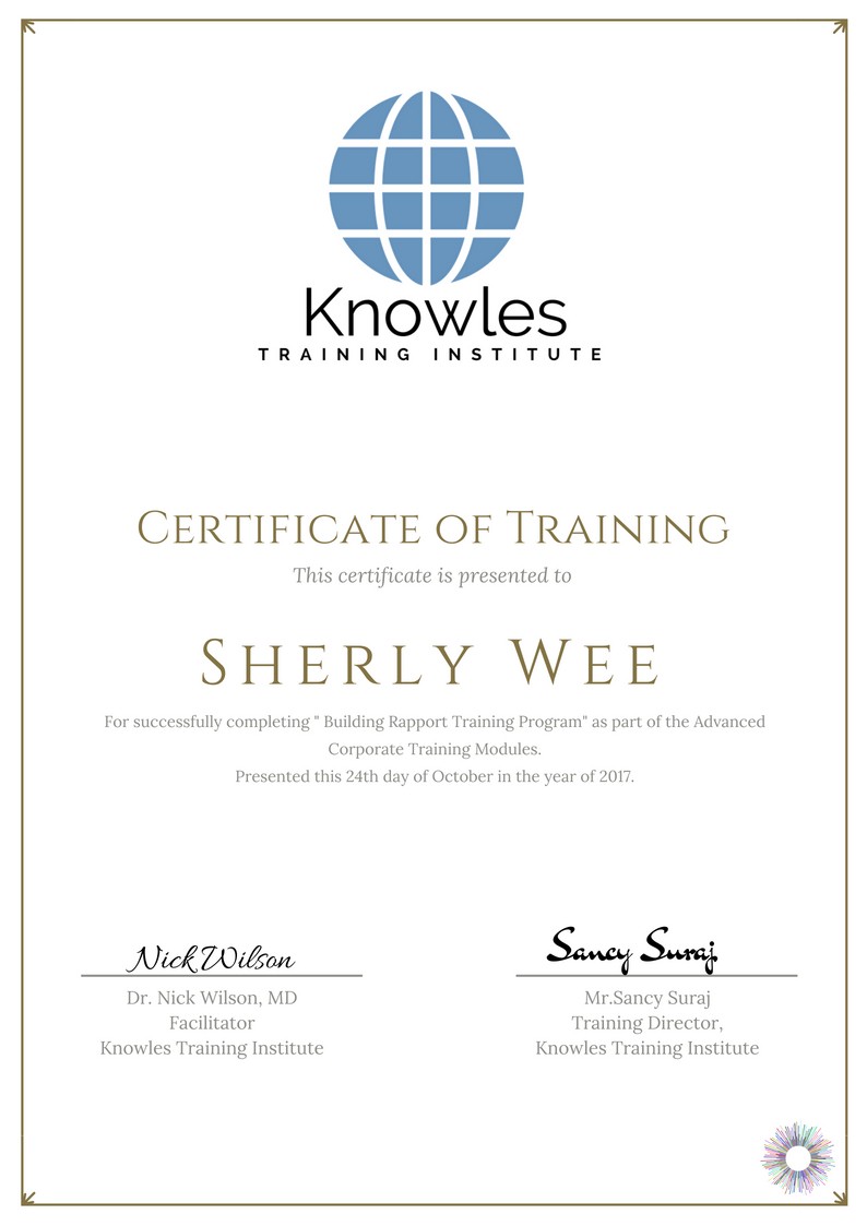 Certification For Building Rapport Training Course In Doha, Qatar